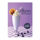 Milkshake Bosbes promo A4 in glaswerk